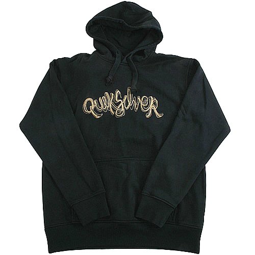 Mens Quiksilver Spiral Hoody Black