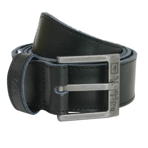 Quiksilver Mens Quiksilver Super Leather Belt Black