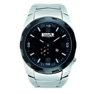 Mens Quiksilver Throttle Watch. Silver