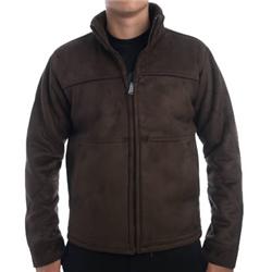 Sovay Faux Suede Jacket - Espresso