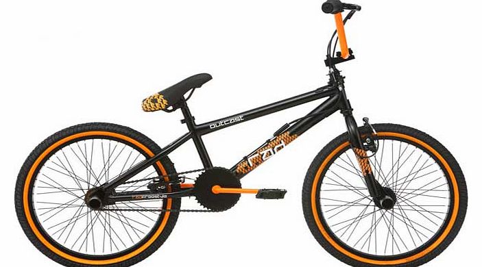 RAD Outcast 20 Inch BMX - Black/Orange