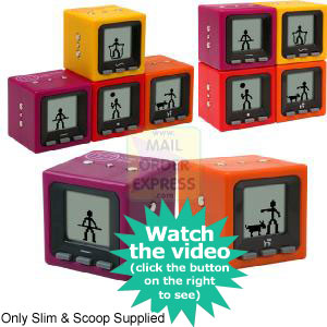 Cube World Slim Purple and Scoop Orange