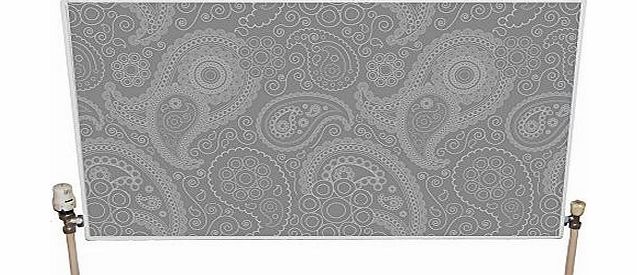 Radwraps Swirl Magnetic Radiator Cover - Grey