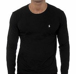 Crew Long Sleeve T-Shirt in Black