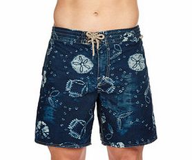 Ralph Lauren Indigo and white floral swim shorts