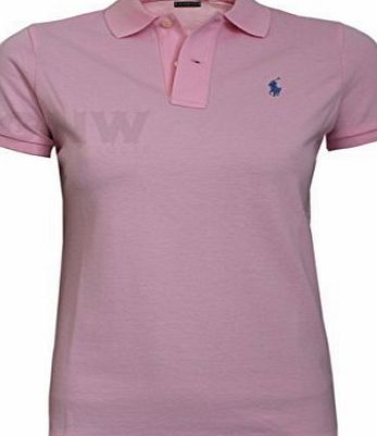  WOMENS SKINNY POLO T-SHIRT BLACK, BLUE , NAVY, WHITE S/M/L/XL (Medium, Black)