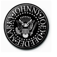 B & W Logo Button Badges