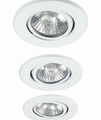 Ranex Wetline 2605.007 Ranex Wetline Tours Stainless Steel Bathroom Directable Downlight, Pack of 3