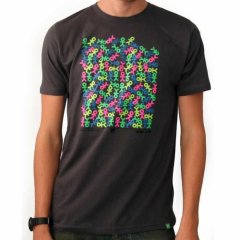 Mens Rapanui Malthus Organic Tee Charcoal