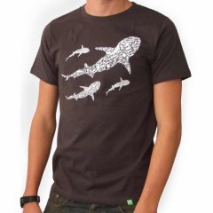 Mens Rapanui Mcs Organic Tee Charcoal