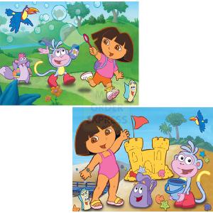 Ravensburger Dora The Explorer 2x20 Piece Jigsaw Puzzles