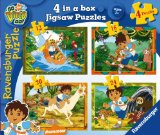 Go Diego Go - 4 in a Box Jigsaw Puzzles