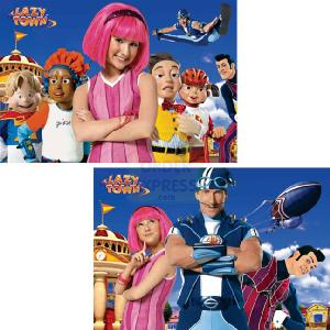 Lazy Town 2 x 20 Piece Jigsaw Puzzles