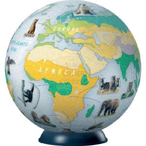 Ravensburger Puzzleball National Geographic World Map 240 Piece Jigsaw Puzzle