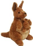 Ravensden Red Kangaroo with Joey 24cm Cuddly - FR36