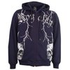 Raw Blue Thunder Skull Hoodie (Navy Blue)