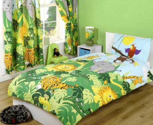 Raw Design Childrens Jungle Duvet Cover & Pillowcase Set