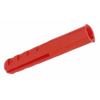 andreg; Plastic Plugs Red 3.5-5mm Pack of 1000