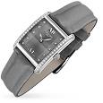 Raymond Weil Don Giovanni - Diamond Frame and Satin Gray Band Dress Watch