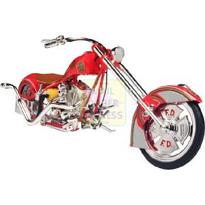 Joyride American Chopper Fire Bike 1 10 Scale