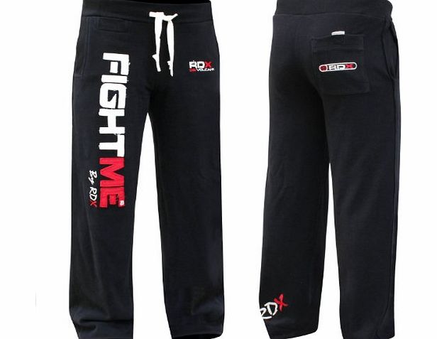 RDX Authentic RDX Fight ME Fleece Pants Trousers UFC MMA Tracksuite Gym Bottoms Jogging Joggers Shorts K1-Size L