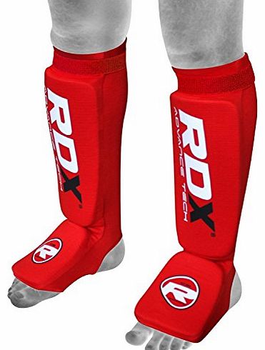 RDX Authentic RDX Shin Instep Pads MMA Foot Guards Muay Thai Kick Boxing Guard UFC Protectors