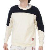 Readers Gray Nicolls Training Sweater White/Navy Youths