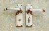 Bronze Bathroom Door Handles 152 x 41mm