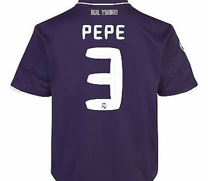 Real Madrid 3rd Shirt Adidas 2010-11 Real Madrid 3rd Shirt (Pepe 3)