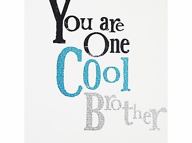 Really Good Cool Brother Birthday Card