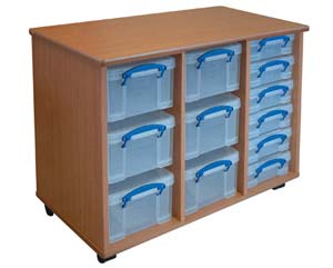 really useful storage 3Bay 6 shallow   6 deep