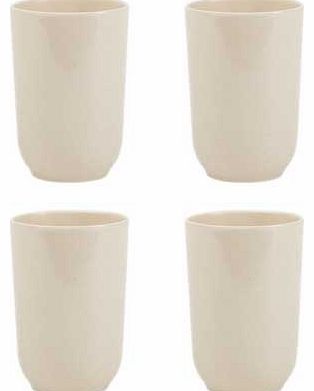 Natural Bamboo Tumblers - Pack of 4