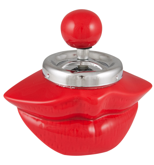 Red Lips Retro Ashtray