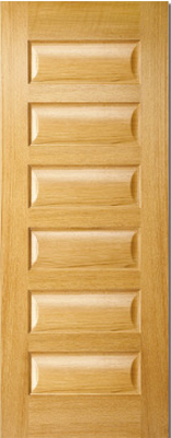 Oak Door Ecuador Barrel Solid 78x24