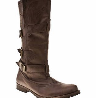 Red Or Dead Dark Brown Louisa Fleece Ii Boots