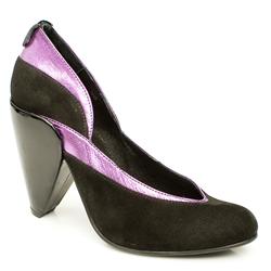 Red Or Dead Female Scoop Suede Upper Evening in Black and Purple, Dark Grey