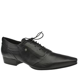 Red Or Dead Male Rock Perf Leather Upper Laceup in Black