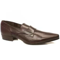Red Or Dead Male Rock Slip On Leather Upper Alternative in Dark Brown