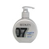 Ban the frizz.  define the shape.  revive the shine.  Curl refining cream-gel activates and rejuvena