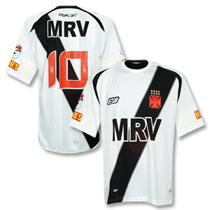 Reebok 09-10 Vasco De Gama Home Shirt   No. 10