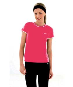 Candy Pink Crew Neck Top - Small