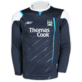 Manchester City Away Shirt 2005/06 - Juniors Long Sleeve.