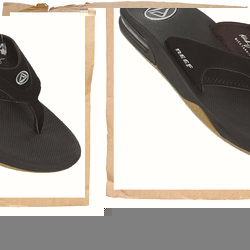 Reef Fanning Flip Flop Black