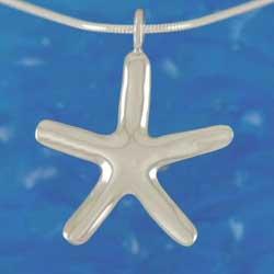 Starfish on Snake Chain