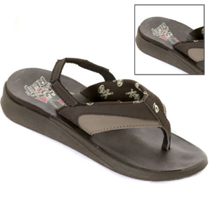 Treasure Chest Kids flip flop - Brown