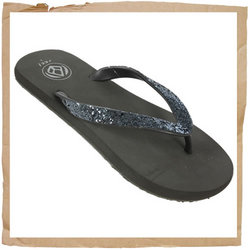 Reef Krystal Flip Flop Dark Grey