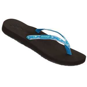 Ginger Sandal - Brown/Aqua