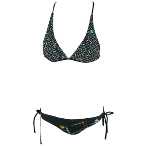 Ladies Reef Candy Bikini. Black