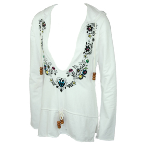 Reef Ladies Ladies Reef Marvel Hoody. White