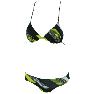 Ladies Reef Tiger Bikini. Black